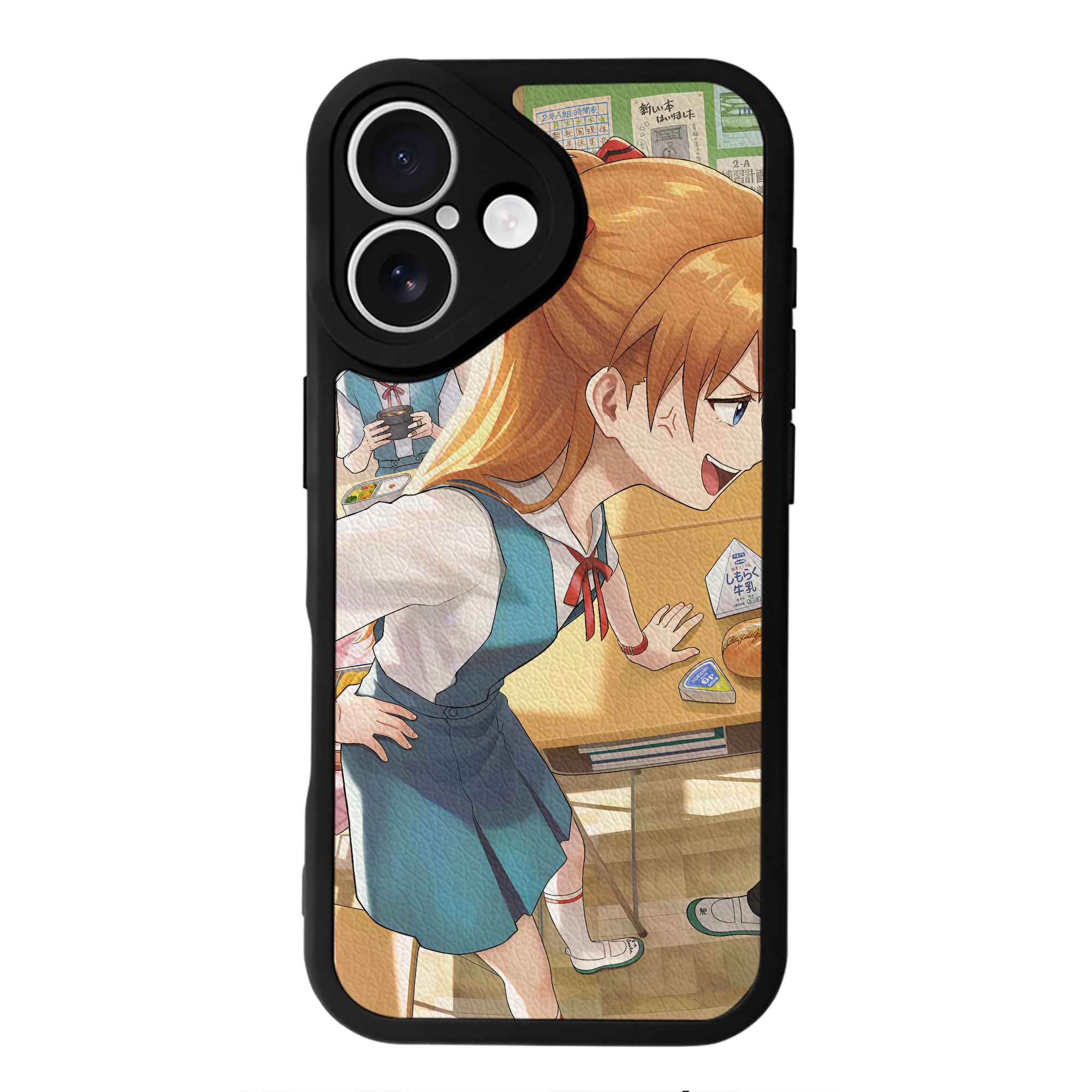 （画像用） EVA 新世紀エヴァンゲリオン 【iPhone 16シリーズ対応】シリコンスマホケース（レザー調） 材質：シリコン